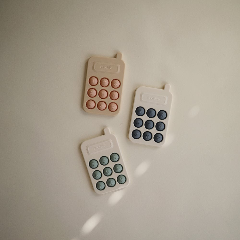 Mushie Phone Press Toy - Blush