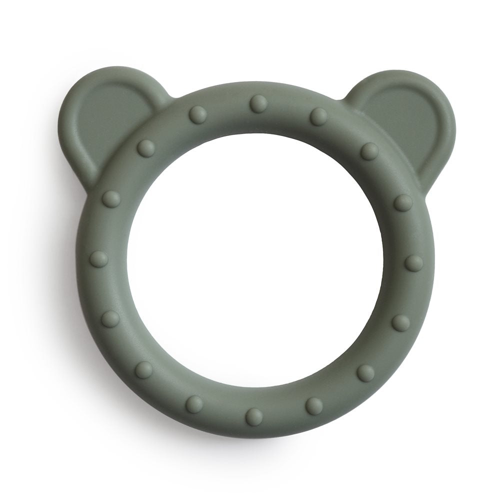 Mushie Teether - Bear - Dried Thyme