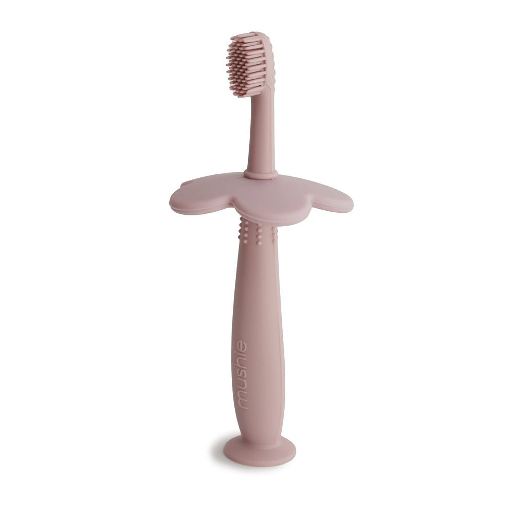 Mushie Training Toothbrush - Blush