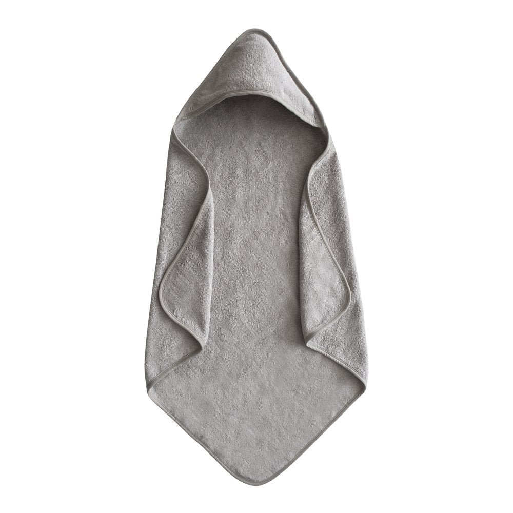 Mushie Hooded Towel - Grey