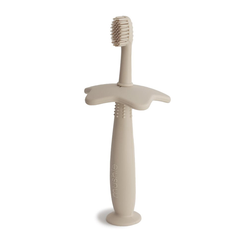 Mushie Training Toothbrush - Shifting Sand