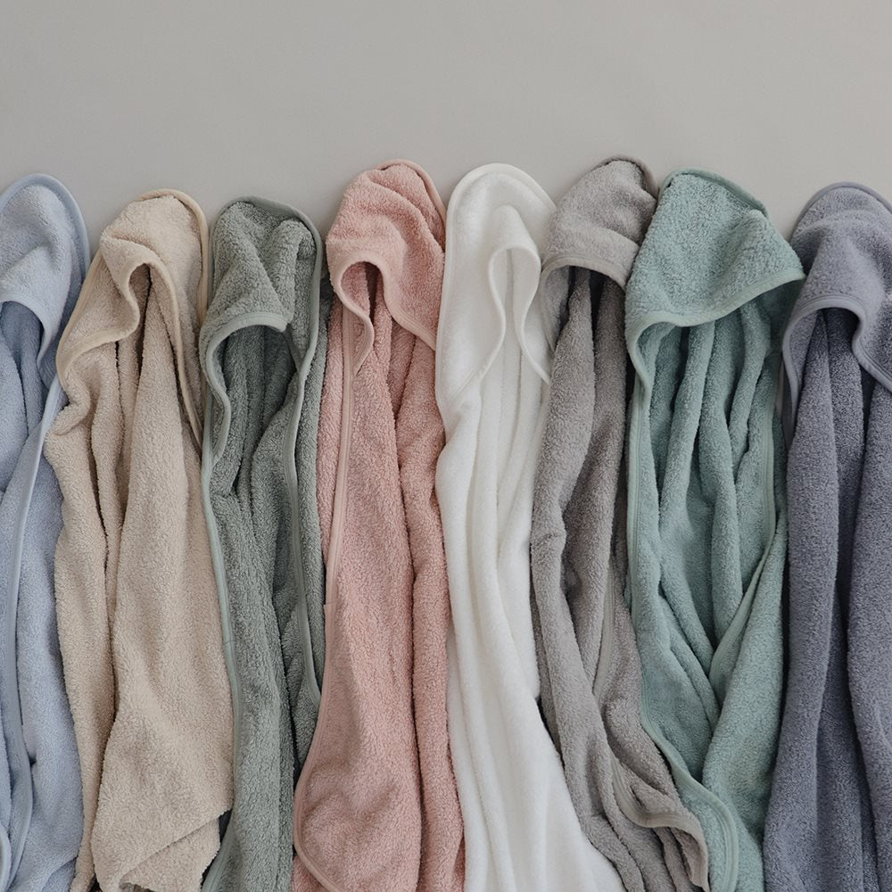 Mushie Hooded Towel - Grey