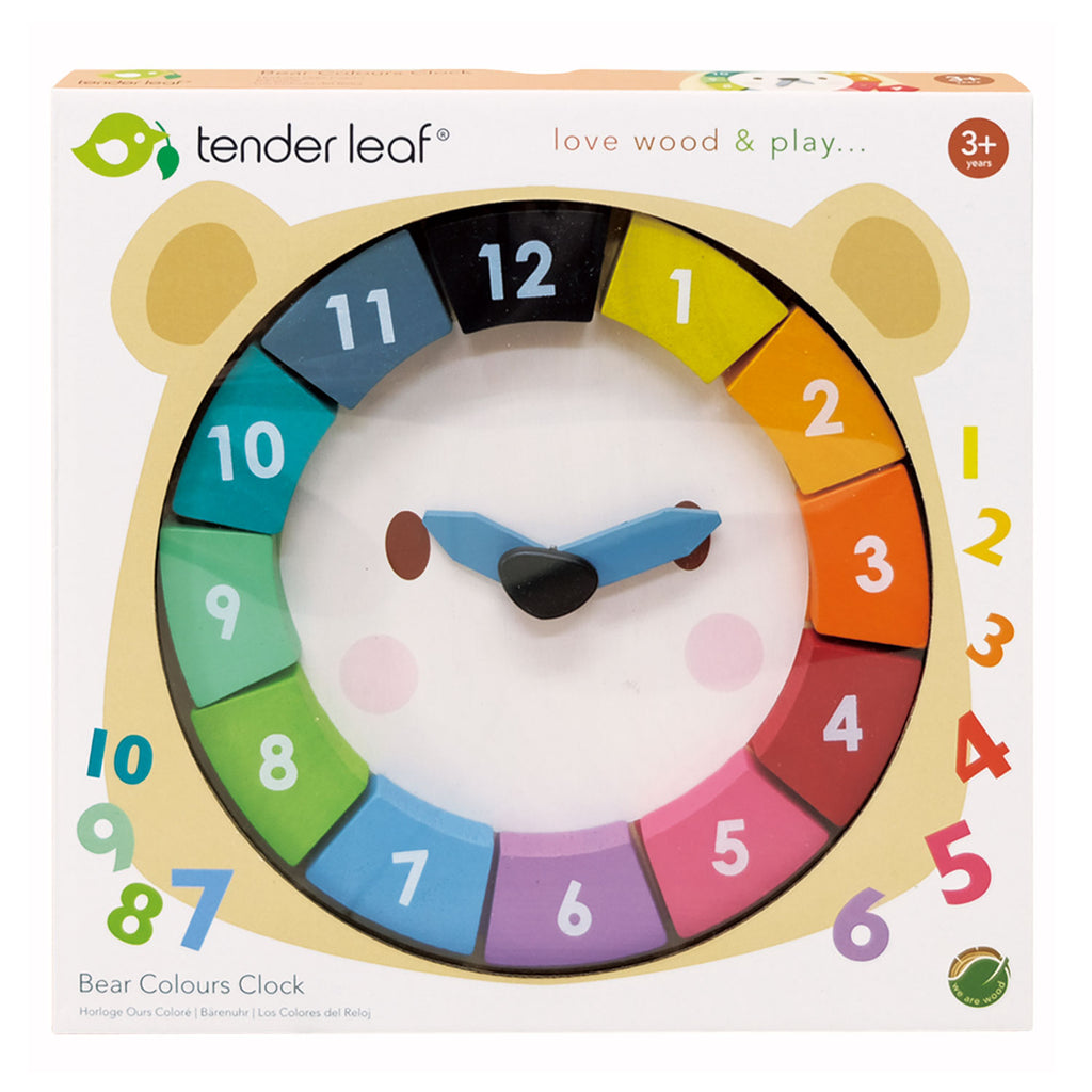 Bear Colours Clock