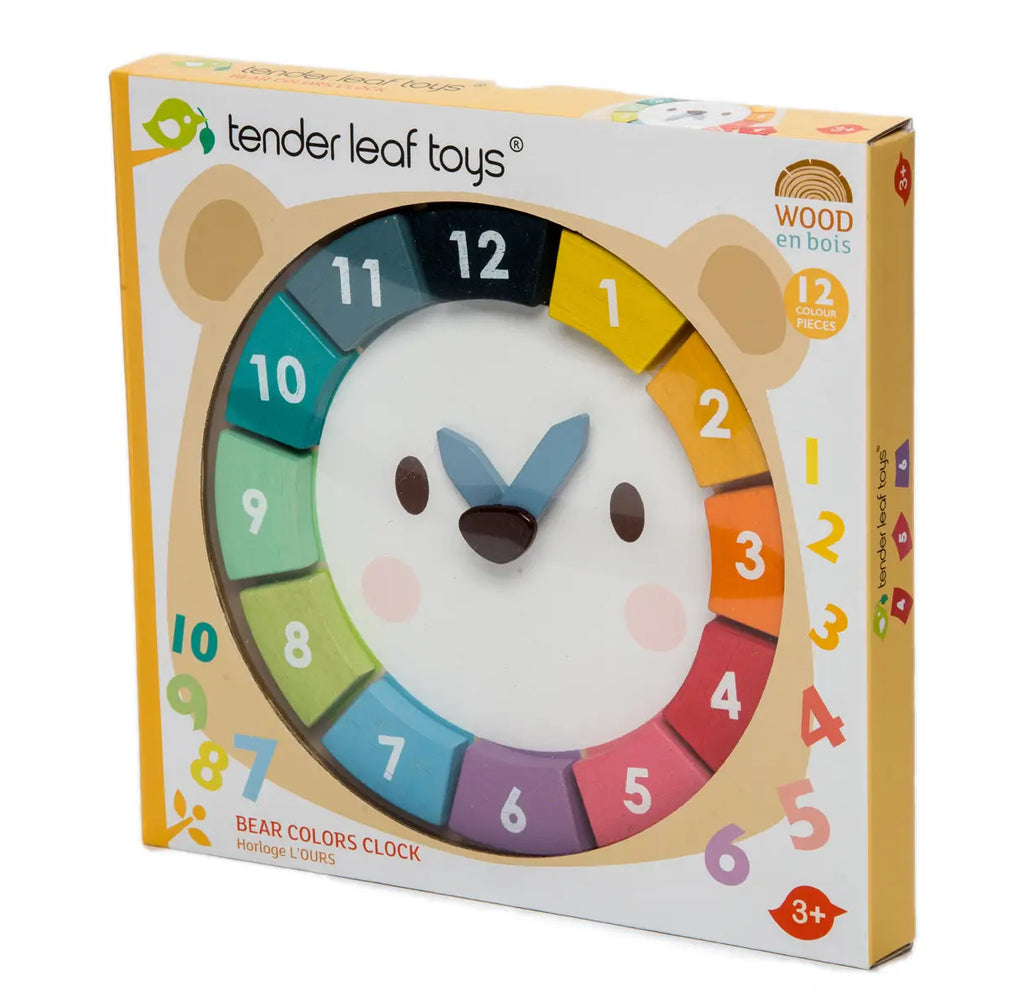 Bear colors clock